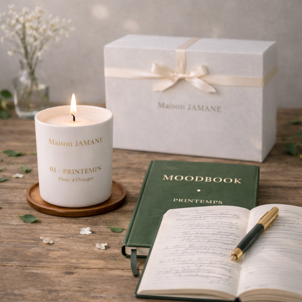 L'instant Printemps - Bougie & Carnet