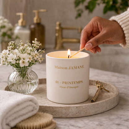 Bougie Printemps - Fleur d'oranger