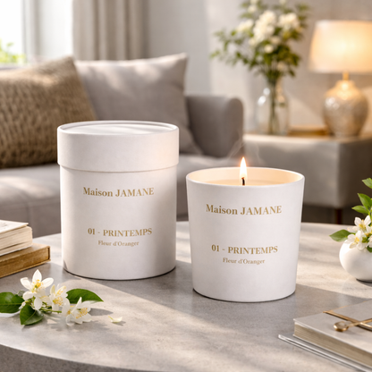 Bougie Printemps - Fleur d'oranger